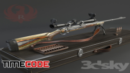 دانلود مدل آماده سه بعدی : اسلحه Ruger Guide Gun