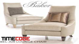 دانلود مدل آماده سه بعدی : صندلی راحتی Baker Bel-Air Lounge Chair