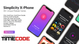 دانلود پروژه آماده افترافکت : معرفی اپلیکیشن و گوشی Simplicity X-Phone Promo