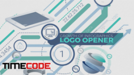 دانلود پروژه آماده افترافکت : وله اینفوگرافی Growth Of Infographics Logo Opener