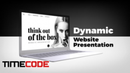 دانلود پروژه آماده افترافکت : معرفی وب سایت Dynamic Website Presentation