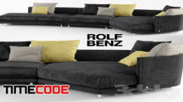 دانلود مدل آماده سه بعدی : مبل راحتی Sofa ROLF BENZ ONDA