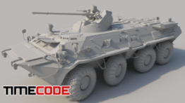 دانلود مدل آماده سه بعدی : تانک BTR 80A