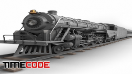 دانلود مدل آماده سه بعدی : لوکوموتیو Berkshire Steam Locomotive