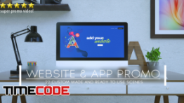 دانلود پروژه آماده افترافکت : معرفی وب سایت و اپلیکیشن Website and App Promo