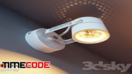 دانلود مدل آماده سه بعدی : لامپ هالوژن SLV spot 79
