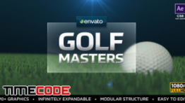 دانلود پروژه آماده افترافکت : بسته تلویزیونی مخصوص بازی گلف Golf Masters Graphics Package