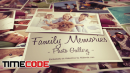 دانلود پروژه آماده افترافکت : آلبوم عکس Photo Gallery – Family Memories