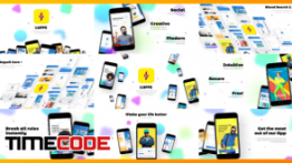 دانلود پروژه آماده افترافکت : معرفی اپلیکیشن Modern App Promo / Advertisement / Presentation