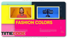 دانلود پروژه آماده افترافکت : اسلایدشو Fashion Colors Elegance Slideshow