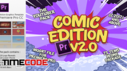 دانلود پروژه آماده پریمیر : بسته کمیک بوک The YouTuber Pack – Comic Edition V2.0