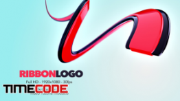 دانلود پروژه آماده افترافکت : لوگو Ribbon Logo