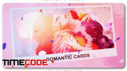 دانلود پروژه آماده افترافکت : آلبوم عکس جوهری Romantic Cards Ink Slideshow