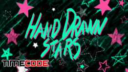 دانلود پروژه آماده افترافکت : مجموعه ستاره با طراحی دستی Hand Drawn Stars
