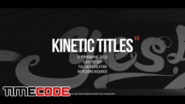 دانلود پروژه آماده پریمیر : تایتل Kinetic Titles v.3