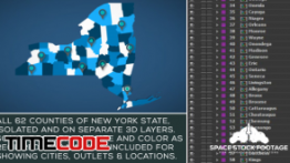 دانلود پروژه آماده افترافکت : نقشه نیویورک New York Map Kit