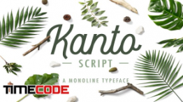 دانلود مجموعه فونت لاتین  Kanto Script | A Monoline Typeface