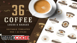 دانلود لوگو قهوه Coffee Logos and Badges