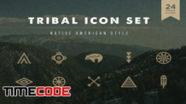 دانلود مجموعه آیکون سرخ پوستی Tribal Icon Set