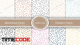 دانلود مجموعه پترن نقطه ای Sketched Dots Pattern Pack