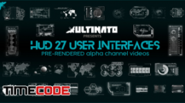 دانلود فوتیج آماده موشن گرافیک : المان صفحه نمایش Hud 27 Interfaces
