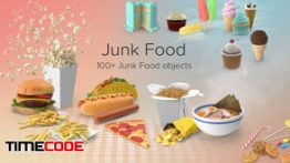 دانلود مجموعه عکس بدون پس زمینه : ساندویچ و تنقلات PixelSquid Junk Food Collection