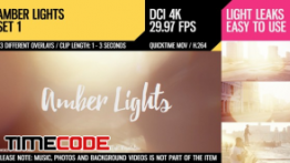دانلود مجموعه فوتیج فلر نور Amber Lights 4K Set 1
