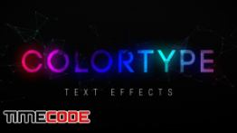 دانلود افکت های متنی مخصوص افتر افکت ColorType Text Effects