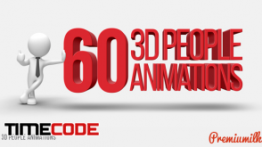 دانلود پروژه آماده افترافکت : آدمک سه بعدی ( اینفوگرافی ) 3D People Animations