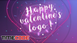 دانلود پروژه آماده افترافکت : لوگو عاشقانه Happy Valentine logo