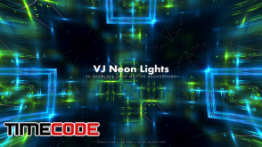 دانلود فوتیج آماده موشن گرافیک : رقص نور  VJ Neon Lights 15