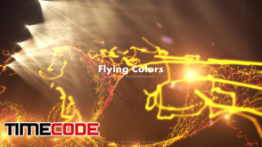 دانلود فوتیج آماده موشن گرافیک : پارتیکل Flying Colors 8