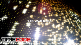 دانلود فوتیج آماده موشن گرافیک : دیوار نوری LED Wall Glitter 4