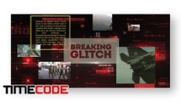 دانلود پروژه آماده افترافکت : اسلایدشو Breaking Glitch Presentation Slideshow