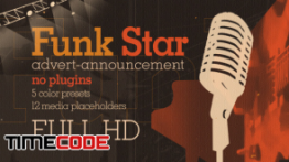دانلود پروژه آماده افترافکت : تیزر کنسرت موسیقی Funk Star