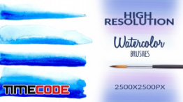 دانلود قلمو آبرنگی برای فتوشاپ Watercolor Stamp Brushes