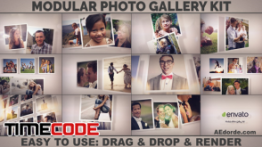 دانلود پروژه آماده افترافکت : گالری عکس Modular Photo Gallery Kit
