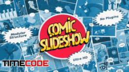 دانلود پروژه آماده افترافکت : کمیک بوک Comic Slideshow