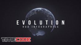 دانلود پروژه آماده افترافکت : اینفوگرافی Evolution HUD Infographic