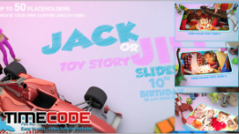 دانلود پروژه آماده افترافکت : آلبوم عکس جشن تولد Toy Story Slideshow