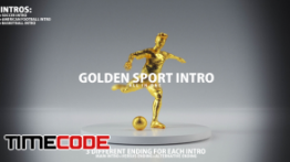 دانلود پروژه آماده افترافکت : وله فوتبال Golden Sport Intro