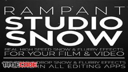 دانلود فوتیج بارش برف طبیعی Rampant Design Tools – Studio Snow
