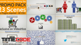 جعبه ابزار ساخت تیزر موشن گرافیک : سئو و اینترنت مارکتینگ Seo Promo Pack