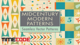 دانلود پترن مدرن Mid-Century Modern Patterns Vol 5