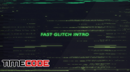 دانلود پروژه آماده افترافکت : لوگو پارازیت Fast Glitch Intro