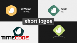 دانلود پروژه آماده افترافکت : لوگو Short Simple Logos