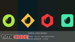 دانلود پروژه آماده افترافکت : لوگو Simple Logo Reveal 17085917
