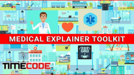 جعبه ابزار ساخت تیزر موشن گرافیک پزشکی Medical Explainer Toolkit – Healthcare Pack