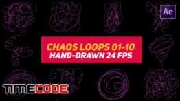 دانلود المان آماده موشن گرافیک Liquid Elements 3 Chaos Loops 01-10
