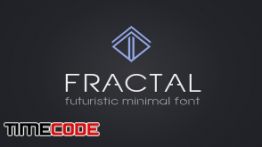دانلود فونت انگلیسی مینیمال Fractal – futuristic minimal font